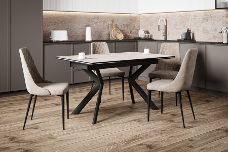 Стул B240 (B240 LATTE VL10, BK VD)